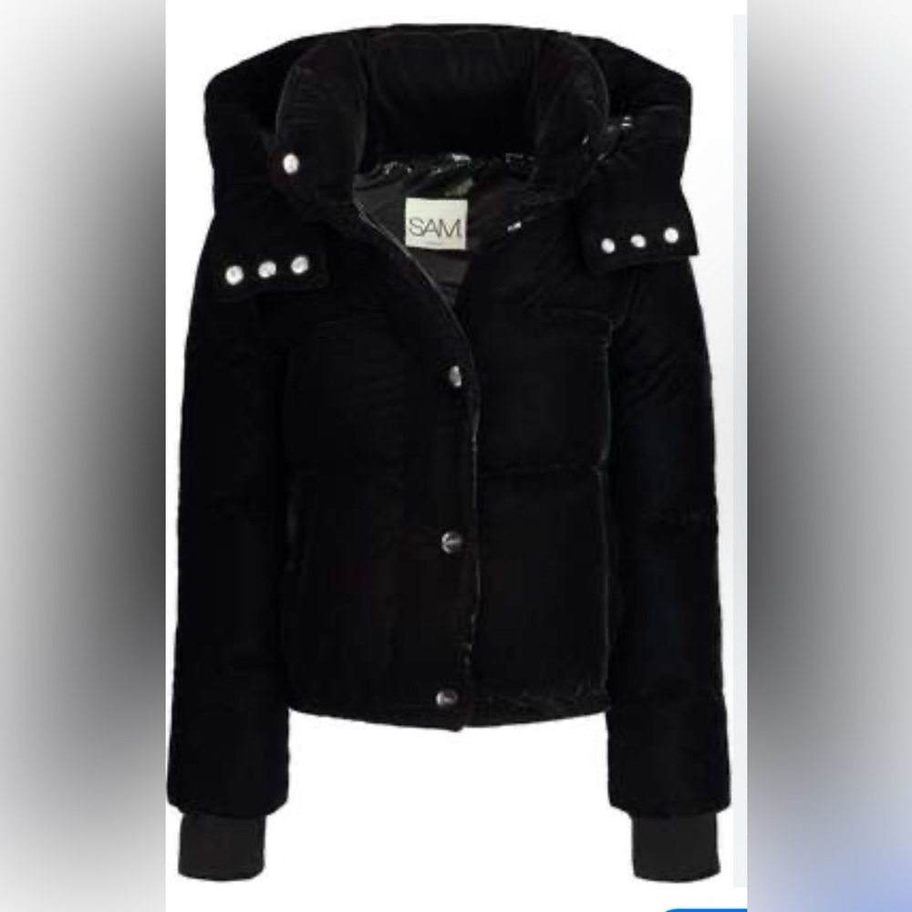 SAM Sydney Velvet Down Coat XS
